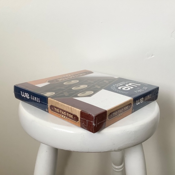 New Selaed We Games! Tic Tac Toe Wooden Puzzle Home Decor - Picture 5 of 7